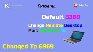 Change remote desktop port windows 10
