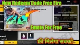 Free Fire New Redeem Code | Emote Redeem Code Free Fire |Bunny Mp40 Redeem Code | Simmy Emote Redeem