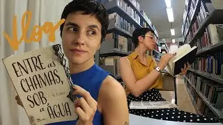 Volta à UNICAMP, biblioteca, visita ao sebo e uma leitura que me fez varar a noite! (vlog)