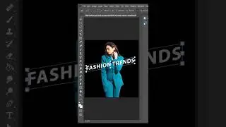 🔥 Outline Text Effect in Photoshop #shorts