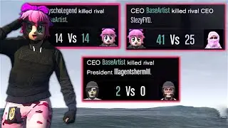 This 1v1 Turned To a 4v1 FREEMODE War With TRYHARDS (They Got Bodied) In GTA 5 Online