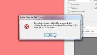 Photoshop Insufficient Memory , Fixed !!!!