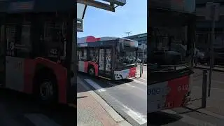 PRAGUE | Trolleybus 🚎 at the airport - 4K #trolleybus