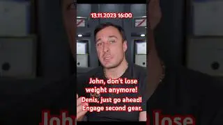 John, don't lose weight anymore!