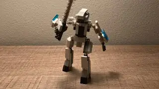 Unofficial mini Lego robot knight build