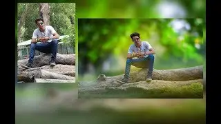 How to set Awsome Nature Blurry Background Maniplution photoshop cc 2018 By-pauleditz