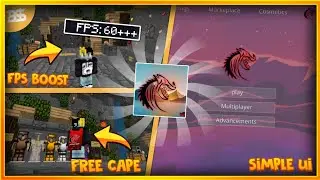BARU!! RED WOLF V2 MCPE CLIENT 1.17/1.18 ( BETTER UI, FPS BOOST++ AND MORE)