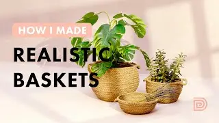 How i made realistic baskets in blender 3.0