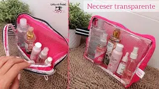Cómo hacer un neceser transparente 🧵| Patrón gratis 😊