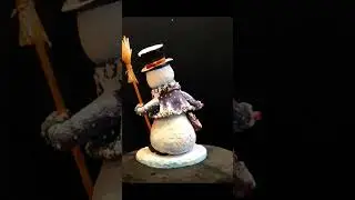 Снеговик. Авторская кукла. oleloostudio