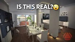 Nykk's Penthouse (Current State) with Transparent Lights created in Home Design 3D app just for fun