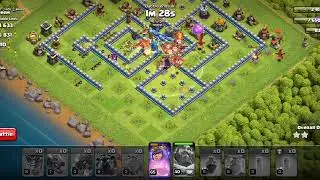 new army stages super archers with blimp take Town Hall 12 #cocclash of clansclash of clans clash of