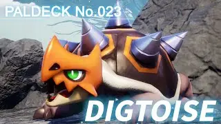 Paldeck | No.023 DIGTOISE - Palworld | Gameplay | Pocketpair