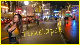 Amsterdam Timelapse at Night with GoPro 11 by Pro Cycler