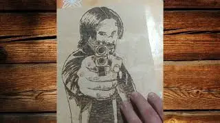 John Wick     wood burning