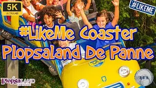 #LikeMe Coaster onride/offride POV Plopsaland de Panne 5K 60fps
