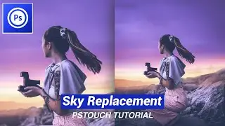 How To Change Sky In Pstouch, Change Background, Colour Grading and More