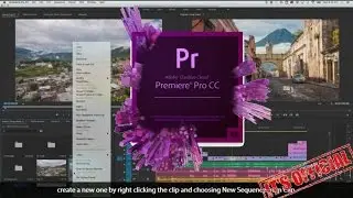 How to Create a Sequence in Adobe Premiere Pro CC-2017