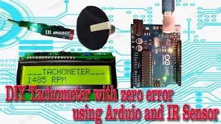 How to make zero error Arduino based RPM Meter simple DIY tutorial*Digital Tachometer~HRB-EMBEDDED