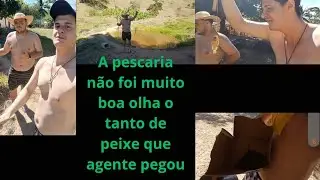 dia de pescaria com meu amigo Gabriel