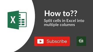 Split cells text in Excel into multiple columns | Excel Tips
