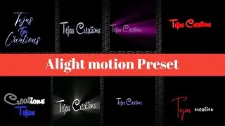 Alight Motion Text Animation Presets |AlightMotion Preset Download Free  text presets|