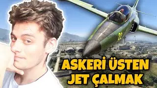 GTA 5 JET İLE HAVADAKİ UÇAĞA İNİŞ YAPMAK ? - GTA 5 #1