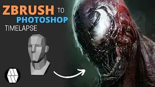 ZBrush to Photoshop Timelapse - 'Carnage' Speed Sculpt Personal Project