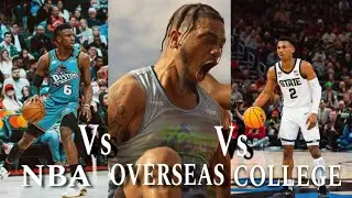 STREETBALL HOOPER BATTLES AGAINST NBA AND D1 GUARDS 😳
