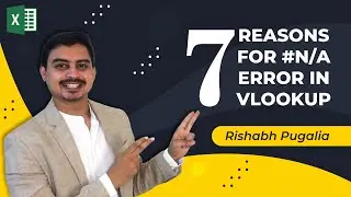 MS Excel - 7 reasons for 