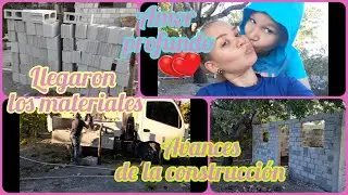 Recibimos materiales para la construcción. Nos ahogamos con eso. En amor y no es San Valentin.