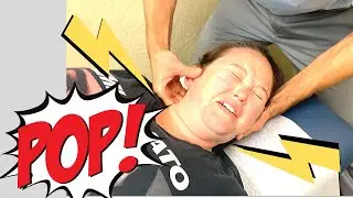 *Severe Neck Pain* {Whiplash} Corrected With Loud Chiropractic Adjustment