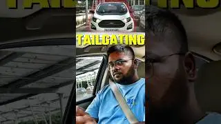 The Tailgating Problem In India 😒 #shorts #tailgating #reckless #driving #india #roadrage #cars24