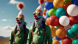 Party Dwellers of planet Jubilon - AI lookbook