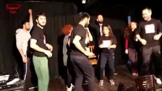 Animasyon Tiyatro Grubunda Ozan TANRIKULU ekibe moral - SUDE