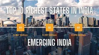 Top 10 richest states in India || EMERGING INDIA