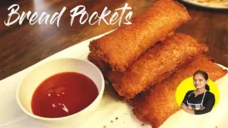 Tastiest Bread Pizza Pockets| ब्रेड पिज़्ज़ा पॉकेट्स | Bread pizza rolls | Pizza Mcpuff |47 | Monali