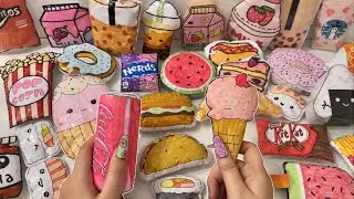 [💸paper diy💸] Paper Squishy Collection asmr! | relaxing paper asmr