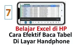 Cara Baca Tabel di Layar Handphone