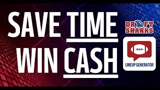 Win CASH with the Draft Sharks DFS Lineup Optimizer | NFL DFS Picks