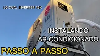 Vídeo Aula - Como Instalar um Ar Condicionado Split Corretamente - Passo a Passo - LG Dual Inverter