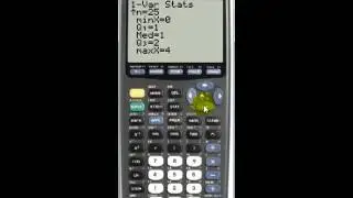 Standard Deviation using TI83