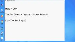 AngularJS Tutorial - simple application | First program in AngularJS