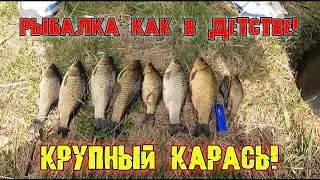 Рыбалка как в детстве. Крупный Карась.