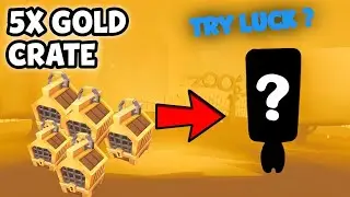 I HAVE 5 GOLDEN CRATES OPENING TRY LUCK? | ZOOBA