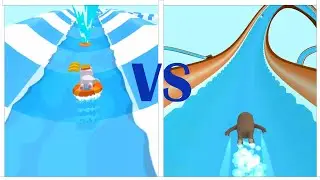 Aquapark .io Vs Waterpark .IO 3D Android IOS Mobile Gameplay Walkthrough