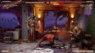 He was not feeling the brutality and it was only the 1st match 😂