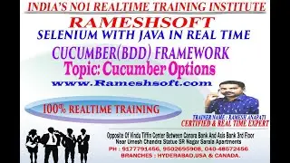 RAMESHSOFT: Cucumber options class By Ramesh Anupati