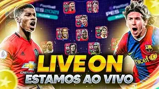 LIVE ON🔴 RUMO A TOPO, RANKEADA PES 2021 MOBILE! LIVE ON RUMO Á 200 INSCRITOS