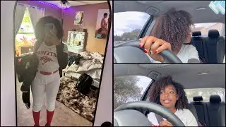 DRIVE WITH ME TO MY SOFTBALL GAME!
